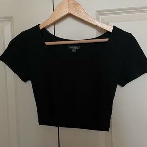Target wild fable Black scoop next crop top